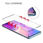 Wholesale Galaxy S10+ (Plus) Full Coverage PET Flexible Screen Protector - Case Friendly + Working Fingerprint (Black)